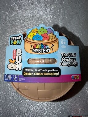 One (1) RMS Crazy Fun Golden Glitter Mystery Dumpling